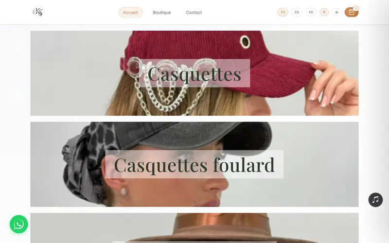 Aperçu du site ketersheli.com — réalisation Codidev